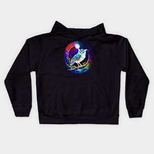 Celestial Guardian Owl Kids Hoodie